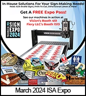 ISA Sign Expo 2024 Free Pass.