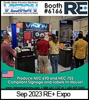 Vision's Booth at the 2023 RE+ Expo.
