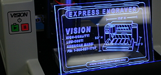 Express Small Engraving Machine Plastic Valve Tags 