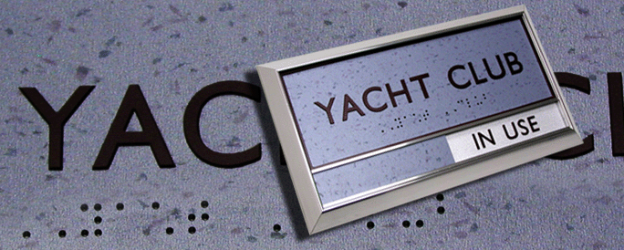 Yacht Club Sign