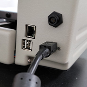 Vision Express Small Engraver Connector Ports overview.