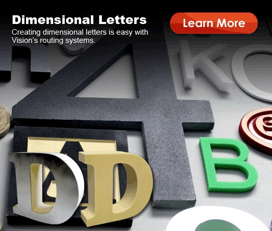 Make Dimensional Letters with a Vision CNC Router