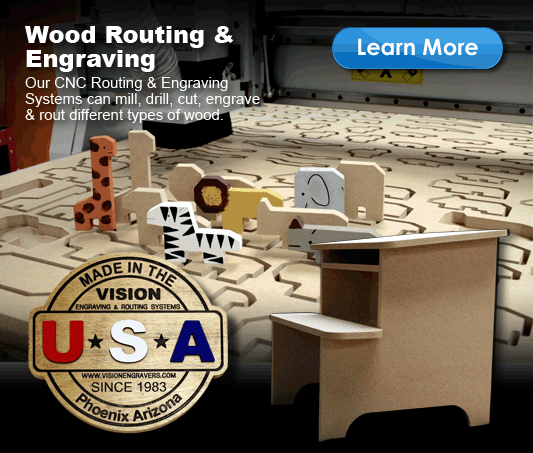 Check out samples of wood engraving and CNC routing applications