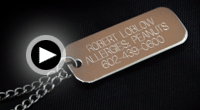 click to play medic alert pendent engraving video