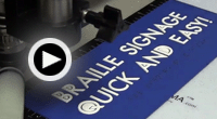 click to play ADA Braille Signage engraving video