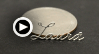 Click to play Sterling Silver Pendant Engraving Video