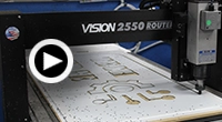 click to play Large Dibond Tech Edge Sign Video.