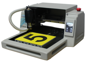 Express Small Engraver making equipment marker tags.
